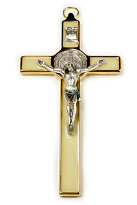 gold wall crucifix